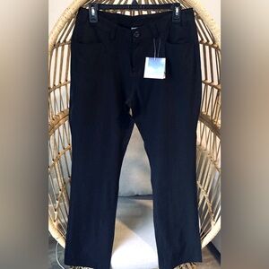 Willit Black Stretch Performance Pants Size 8 NEW UPF 50 Travel Golf